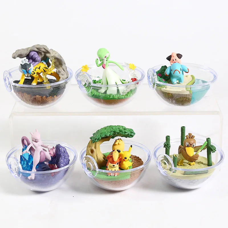 Pokemon Terrarium Collection Figure Vol.8 Gardevoir Farfetch'd Growlithe Mewtwo Cleffa Phanpy Raikou Pokemon Terrarium Collection Figure Vol.8 Gardevoir Farfetch'd Growlithe Mewtwo Cleffa Phanpy Raikou